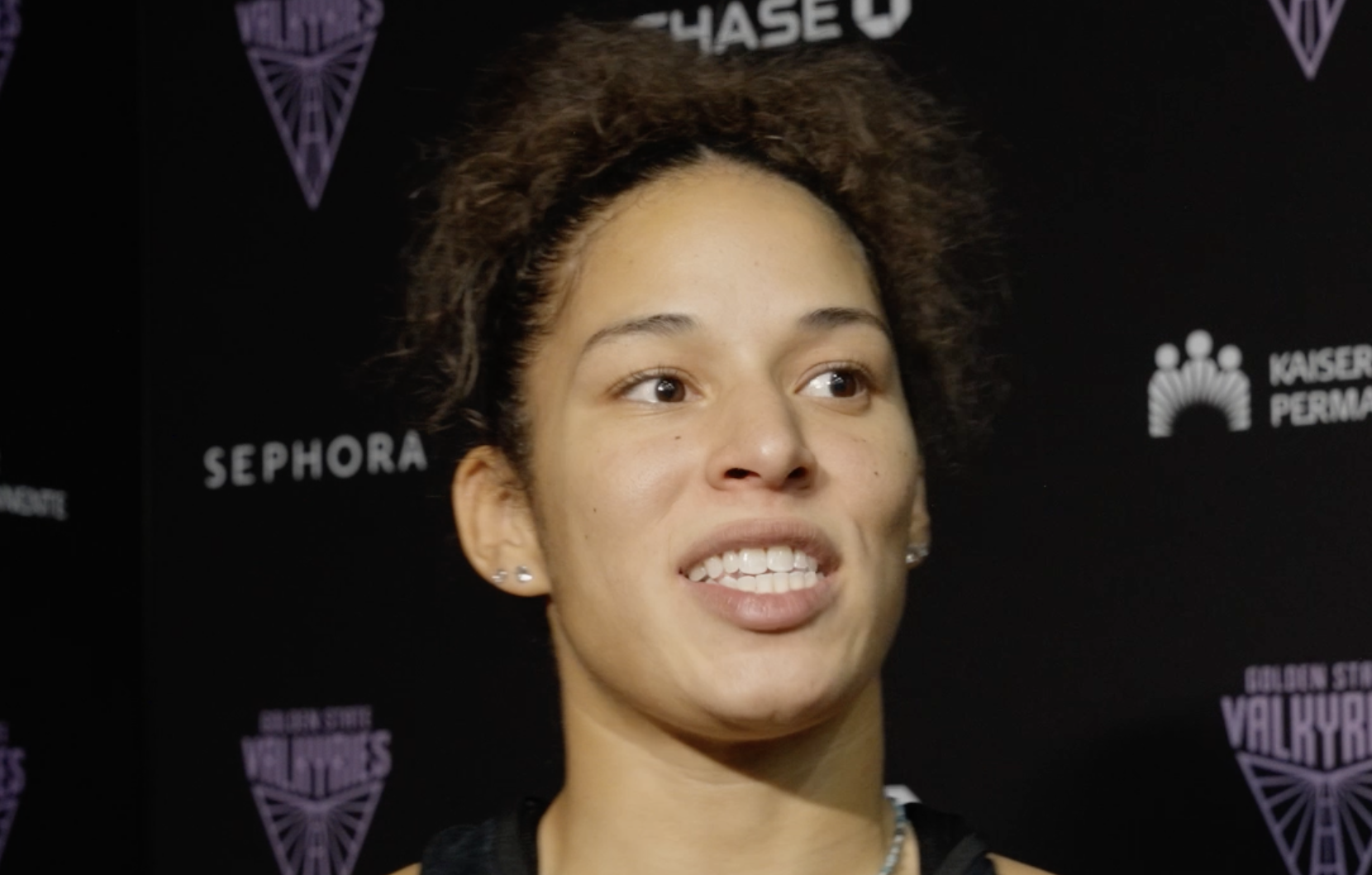 Veronica Burton as Valkyries Prepare for Game 1 of 2026 WNBA Finals | 10/12/26